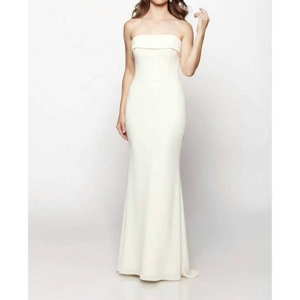 NEW LAST DRESS flowing muse gown in ivory